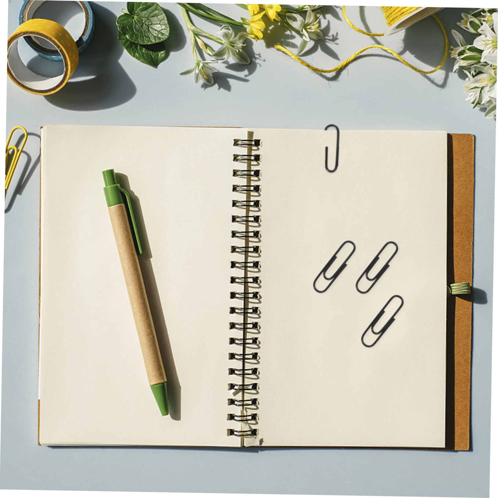 HOMSFOU 5 Sätze Paperclip Briefpapier Dokumentclips kleine Büroklammer Binder Büroklammer Büroklammern für Papierkram Büroklammern für Dokumente Dateiclips Plastik Black