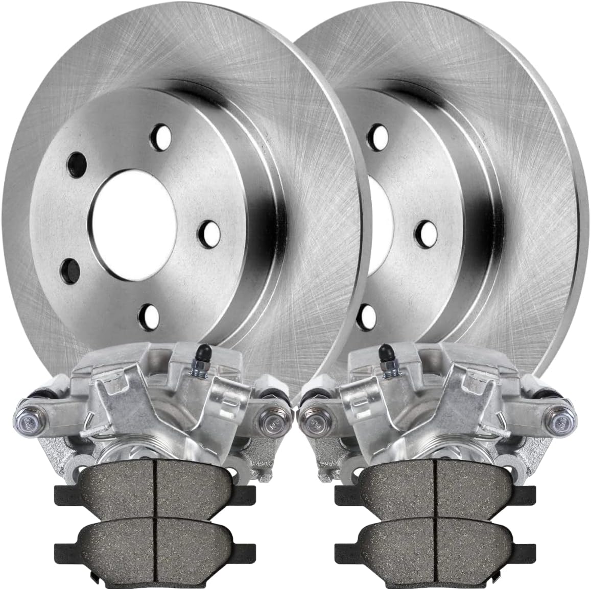 AutoShack Rear Brake Rotors Calipers and Performance
