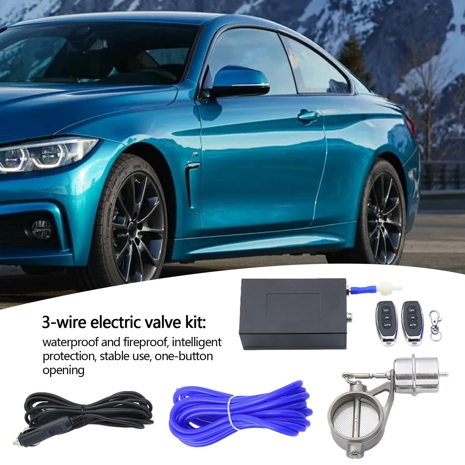 Tubo de escape del automóvil, válvula de corte de escape Productos de | Productos de emisión y escape, sistemas, válvulas de admisión del motor, acero inoxidable, impermeable