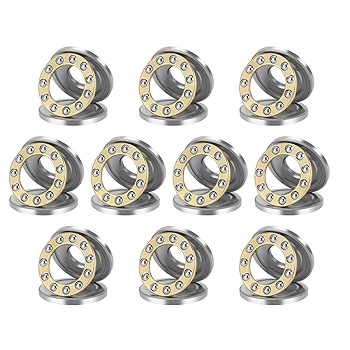 HiPicco 推力球轴承 F8-22M 迷你平面轴承 3合1 8mm x 22mm x 7mm