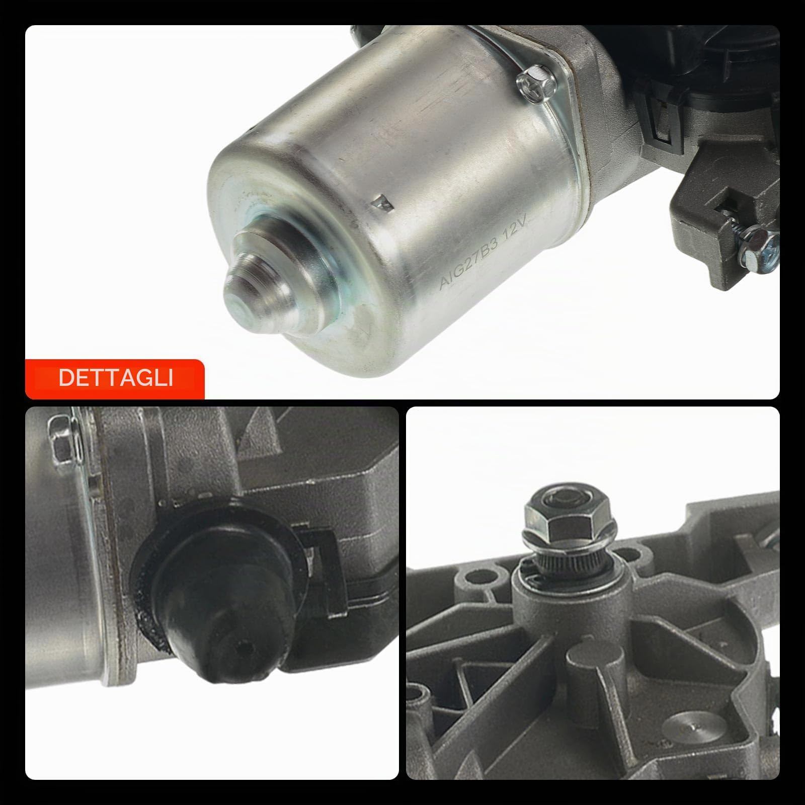Frankberg Motore Tergicristallo Compatibile con BR.A.Vo II 198 Delta III 844 500/595/695 Replace# 064014011010,T511MOM
