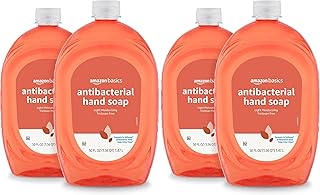 Antibacterial Liquid Hand Soap Refill, Light Moisturizing, Triclosan-Free, Citrus, 50 Fl Oz (Pack of 4) (Previously Solimo)