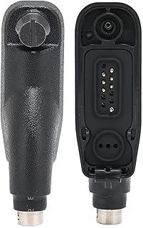 Vbestlife Radio Earpiece Adapter, 6 Pin 2 Way Radio Adapter Radio Earpiece Adapter Walkie Talkie Quick Release Adapter for Motorola APX4000 APX6000 APX7000