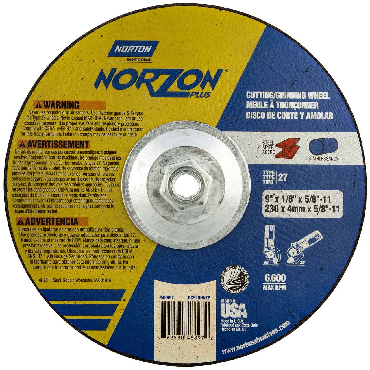Amazon.com: Norton Abrasives/St Gobain 48897 9