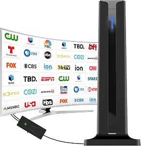 Digital TV Antenna for Smart TV Indoor with 3M Stick Base