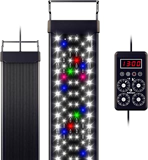 fishkeeper 6-Row Ultrahelle Aquarium Lampe, IP68 Wasserdicht Aquarium Licht