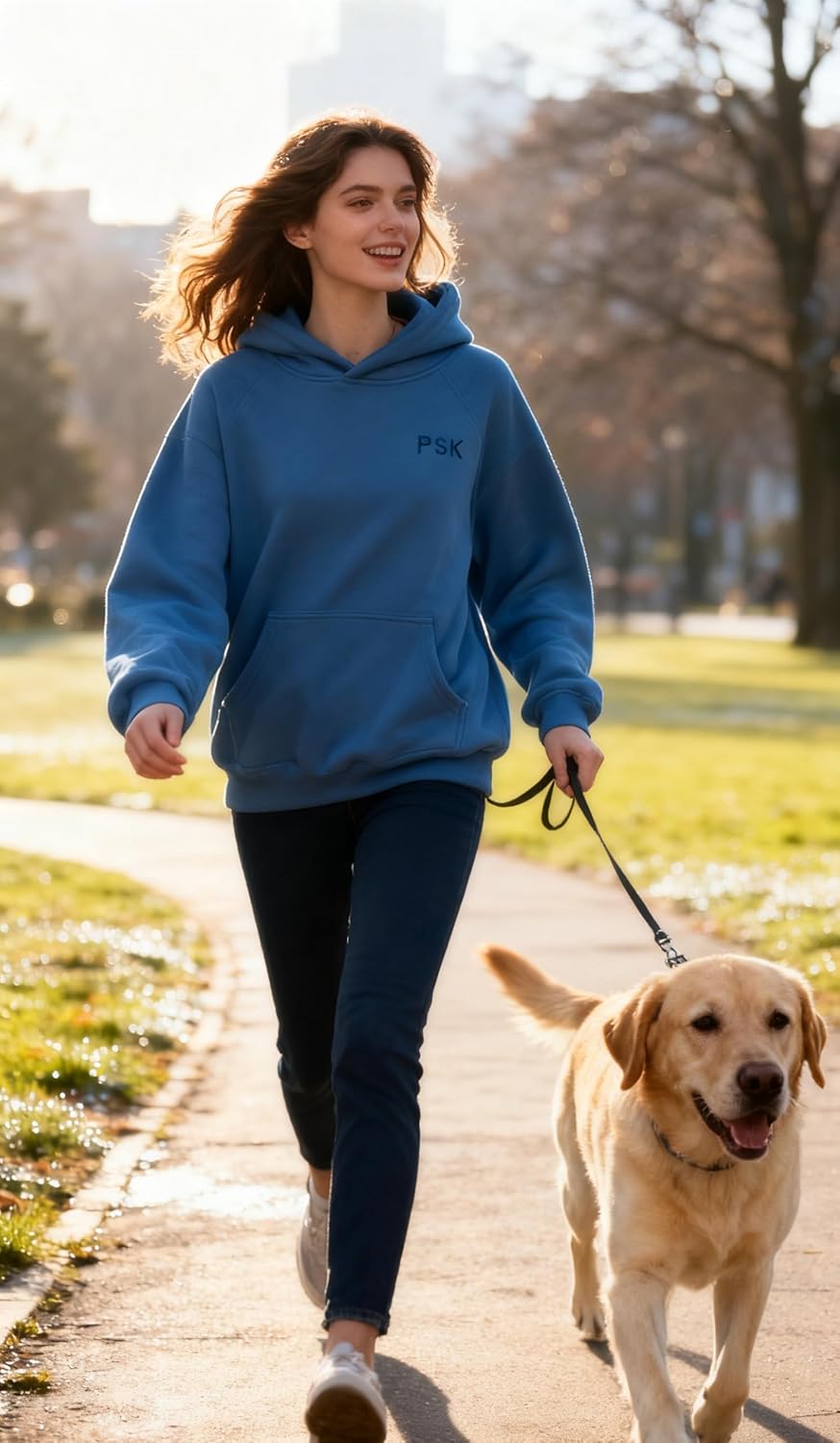 Womens Oversized Fleece Hoodie Sweatshirt for Casual Fall Winter Daily Wear Soft Cotton Warm Lined - Image 3