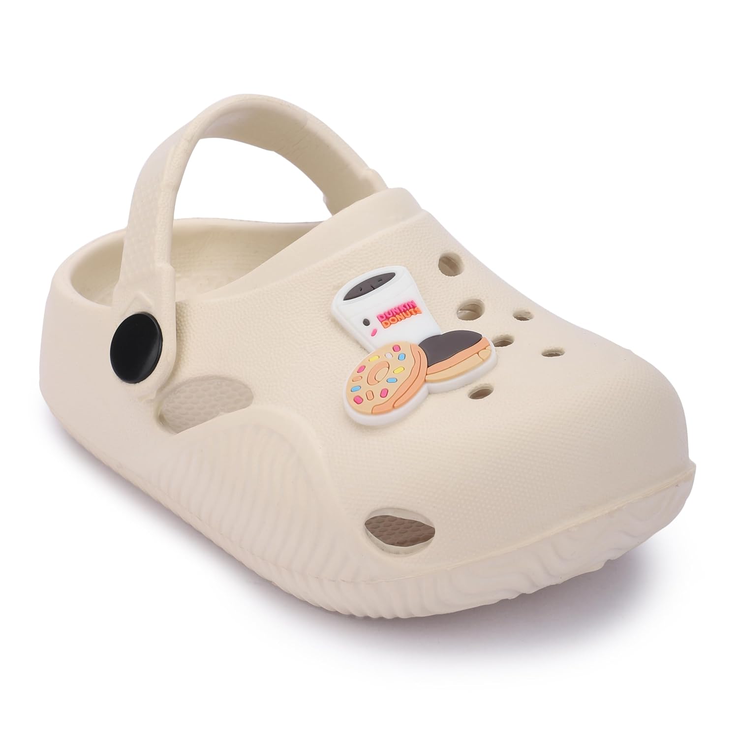 GIMME ! Little Teddy, Toddler Clogs Slippers, 12 Months to 7 Years, Baby Boy, Waterproof, Lightweight, Cute Cartoon Fun Charms, Yellow, Non-Slip Sole 3 71R4BMP3LbL. SL1500