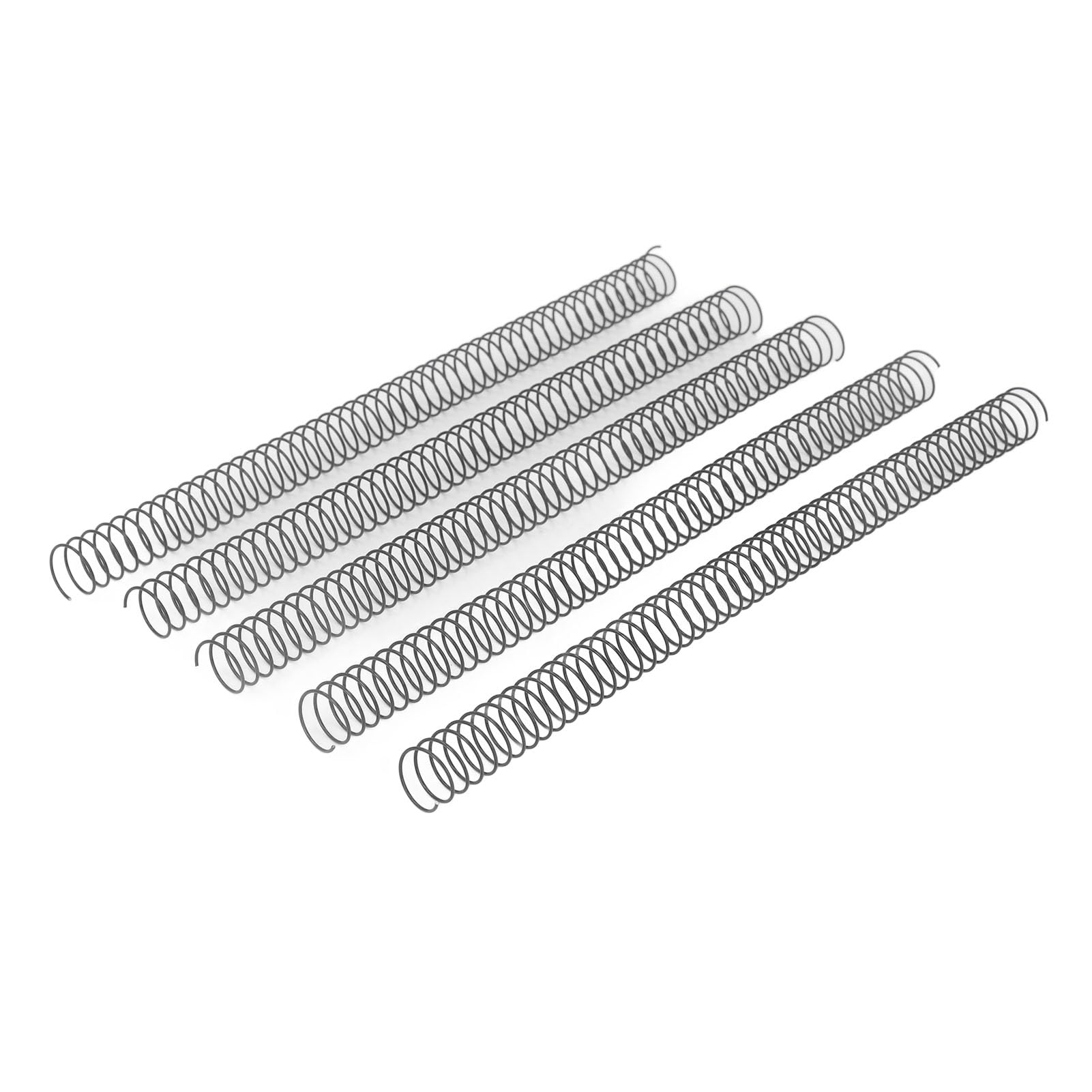 Ausla Spiralbindungsspulen, Eisen-Metall-Binderücken, 19 Mm Durchmesser, 170 Blatt Kapazität, 4, 1 Teilung, 48 Schlaufen für A4-Berichte, Präsentationen, Bürodokumente (BLACK)