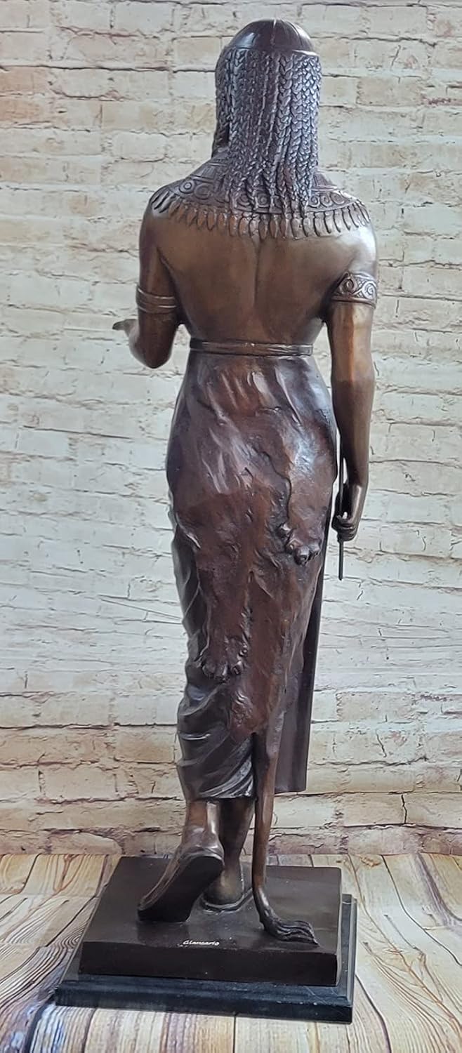 Vintage Large Bronze Patinated Bust Sculpture of Egyptian Prince Grand Tour