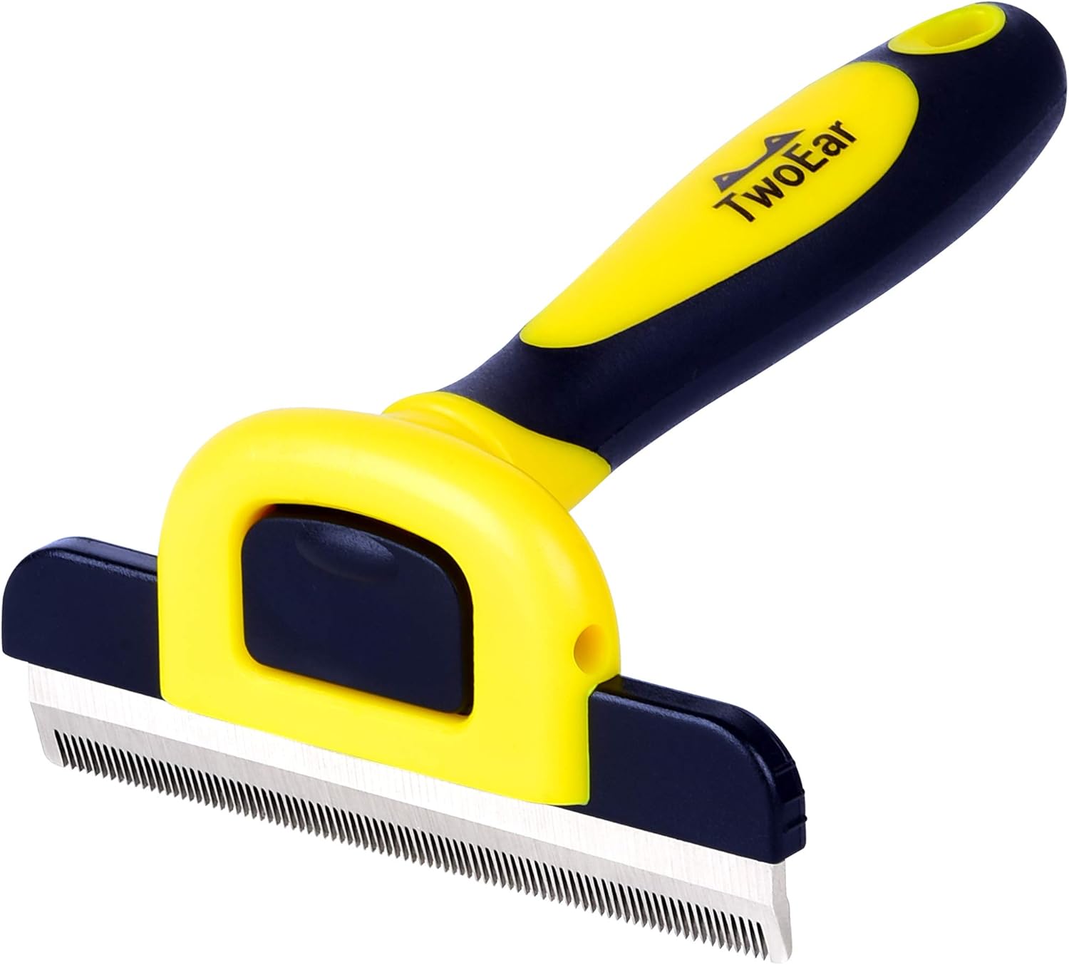 TwoEar Pet Grooming Brush Tool for Dogs, Shedding by up to 95%, Effectively Reduce Hair, Professional Deshedding Tool for Small and Medium Dogs Cats Pet with Short and Long Hair