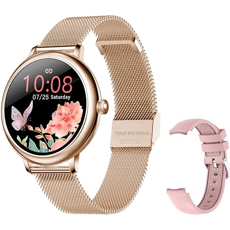 Amazon.com: BRIBEJAT Reloj inteligente para mujer, compatible con iPhone  Samsung y teléfonos Android, IP68, monitor de actividad física, HR/Sleep  Monitor, banda magnética de acero inoxidable, color dorado : Todo lo demás