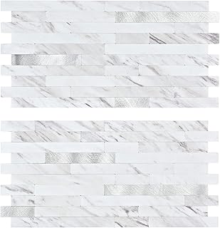Midcard Peel and Stick Marble Backsplash Tile