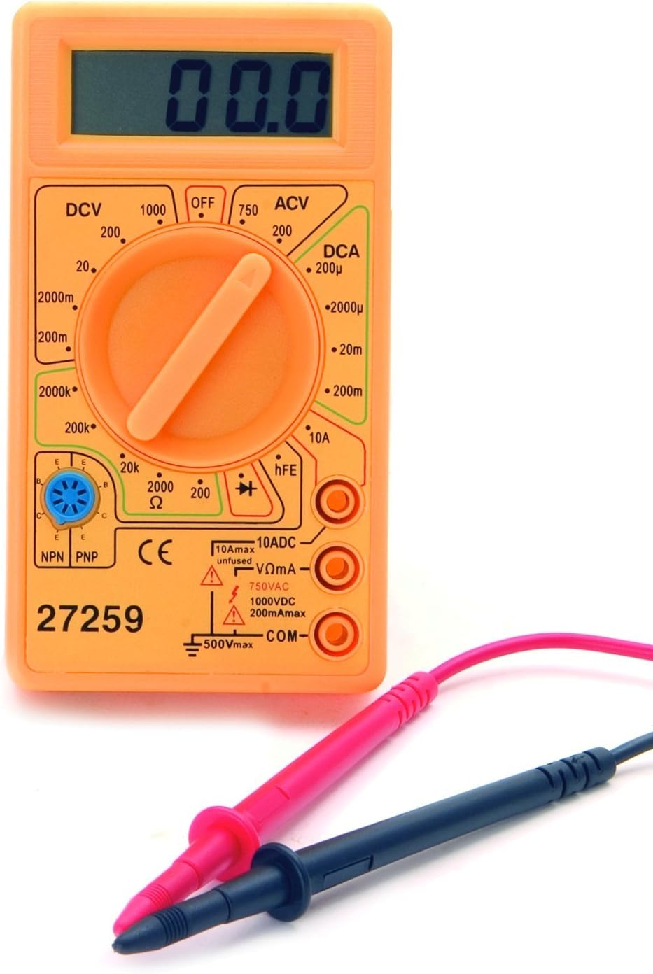 Rolson27259 M830 Multi-Meter - Multi-Colour
