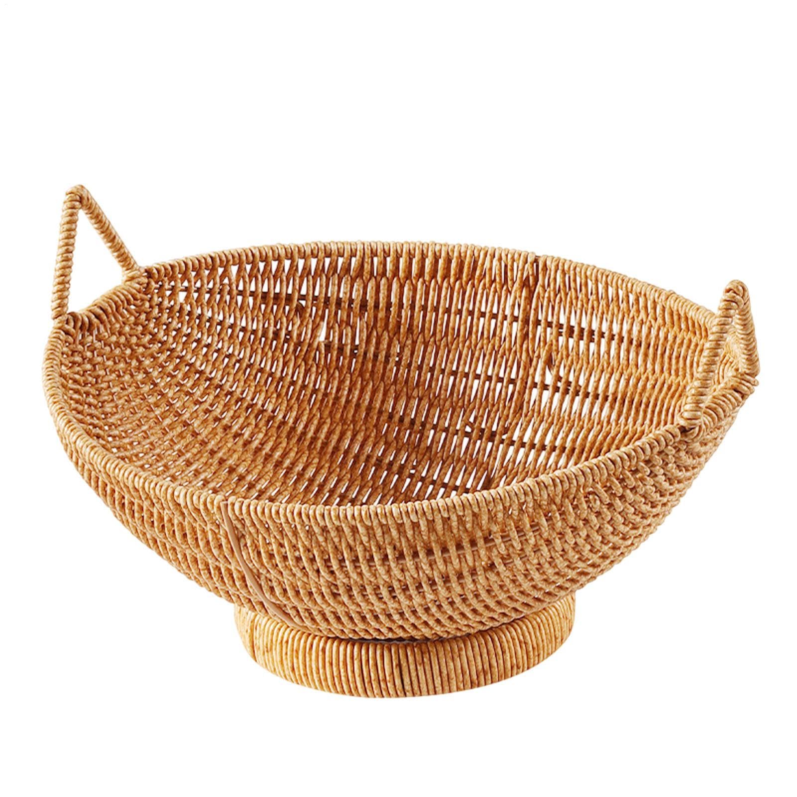 Plateau de rangement de cuisine pour organiser vos fruits et pain sur la table