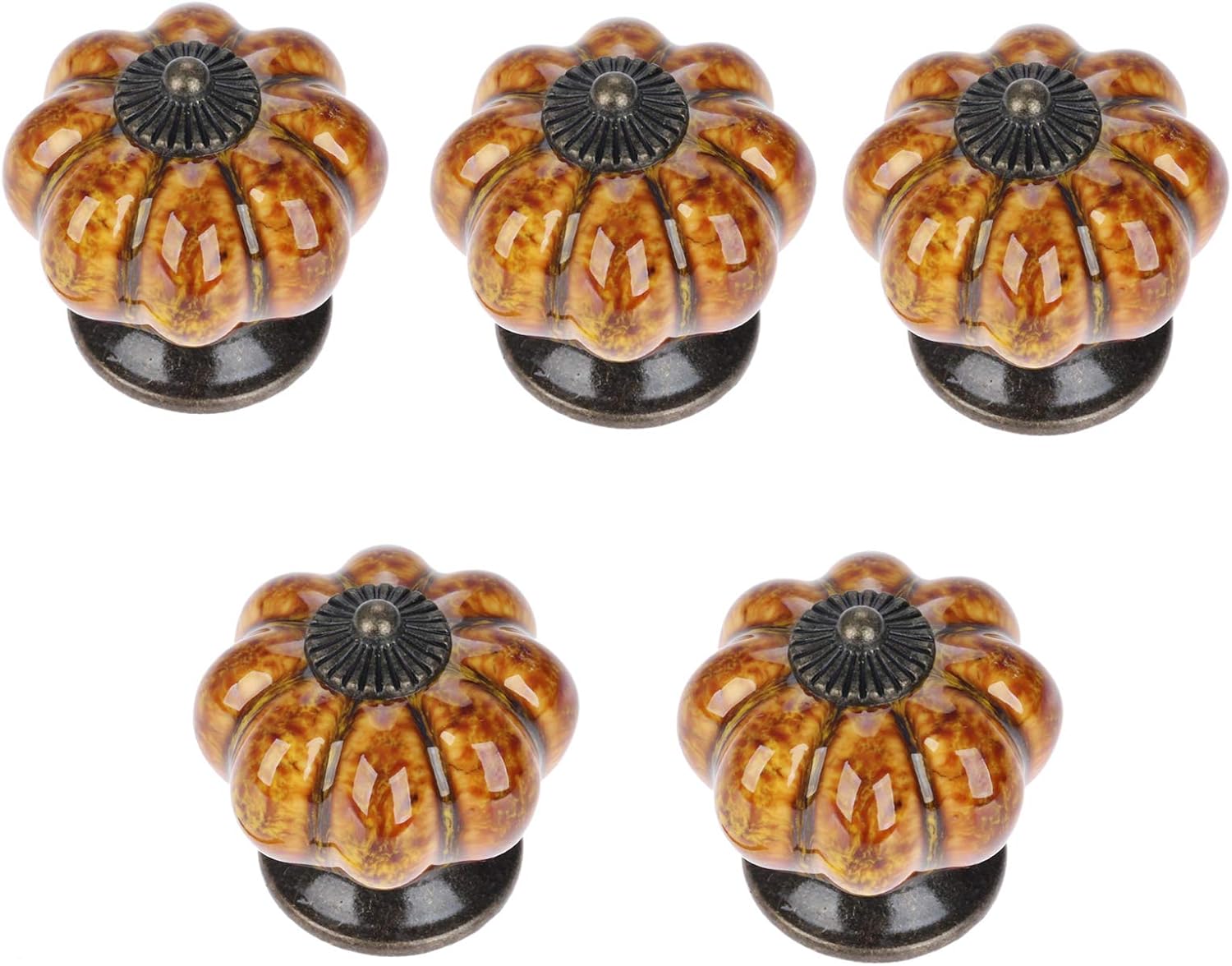 Mgoodoo Ceramic Door Knob for Cupboard Dresser Drawers Kitchen Furniture Handles Pulls