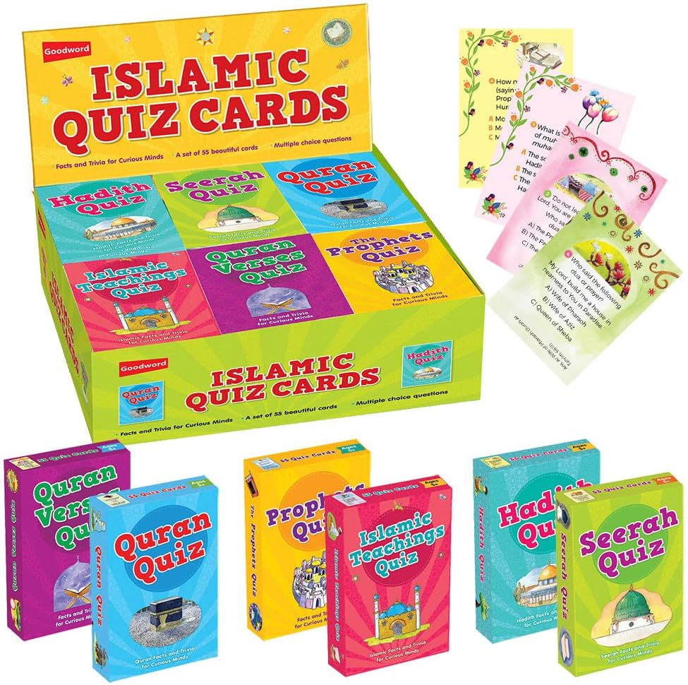 Islamic Quiz Cards (Display Box with 24 Quiz Packs)