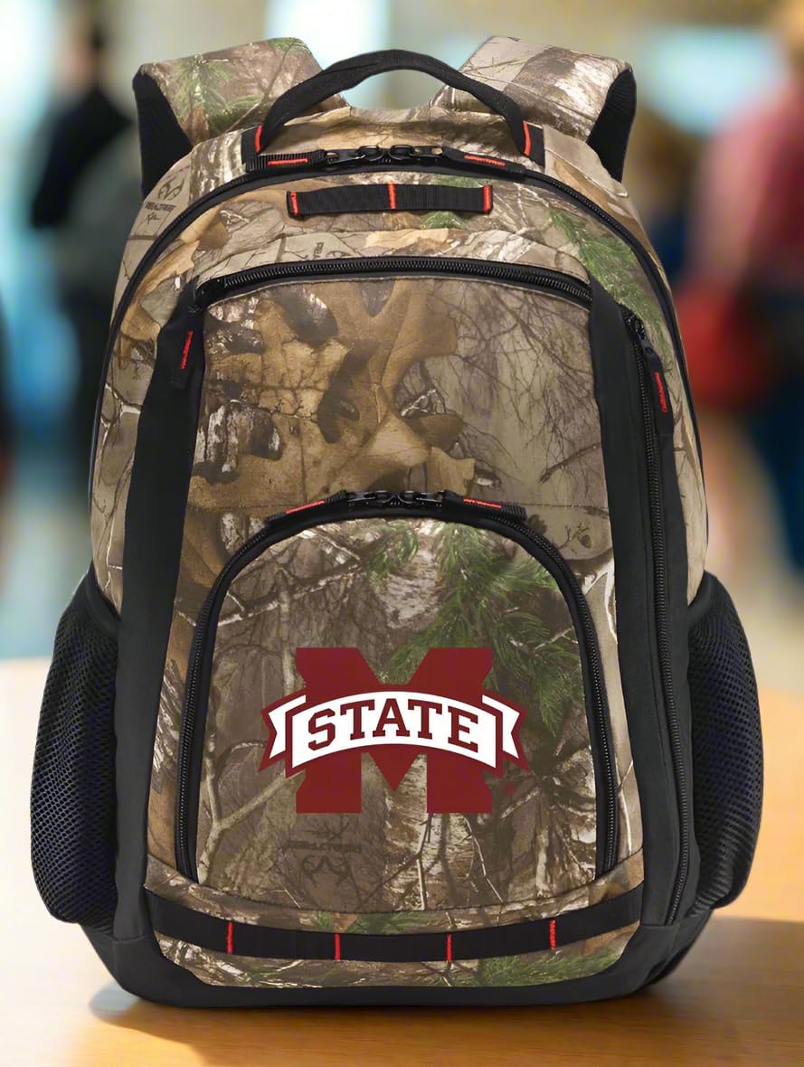 Broad Bay Mississippi State Camo Backpack MSU Mississippi State Backpacks - Laptop Section!