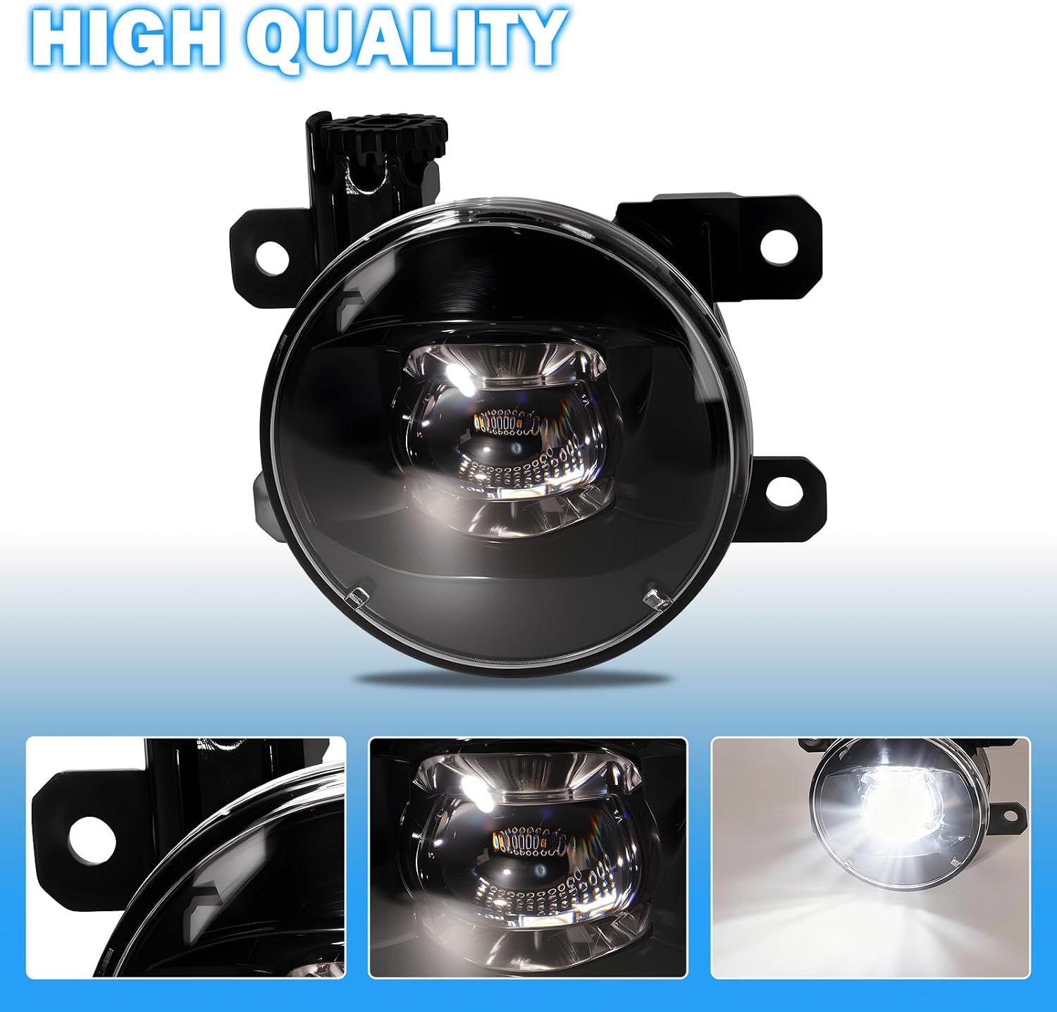 LED Fog Lights Compatible with 2005-2019 Nissan Frontier SL Fog Lamps Assemblies w/Switch and Wiring Harness