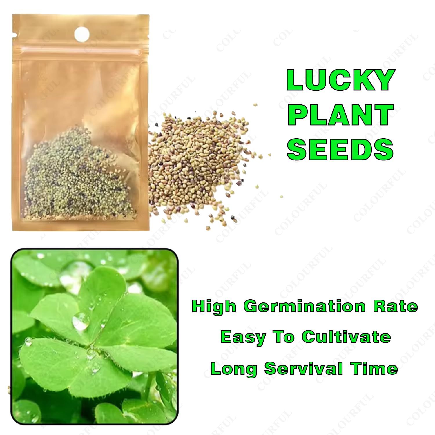 COLOURFUL Planted Aquarium Black Soil Substrate For Fish Tank - Includes Lucky Plant Seeds And 5 In 1 Plant Fertilizer Medicine (3Kg Soil) 1