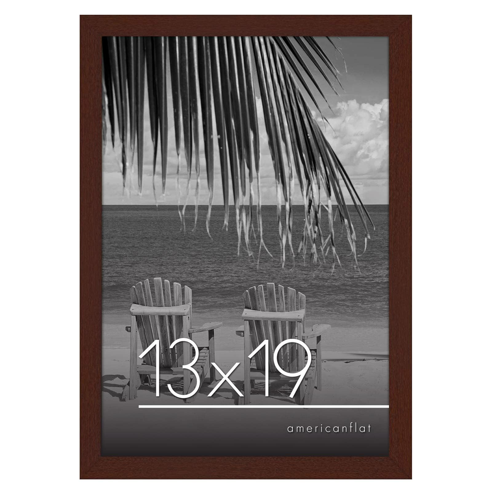 13x19 Picture Frame - Mahogany