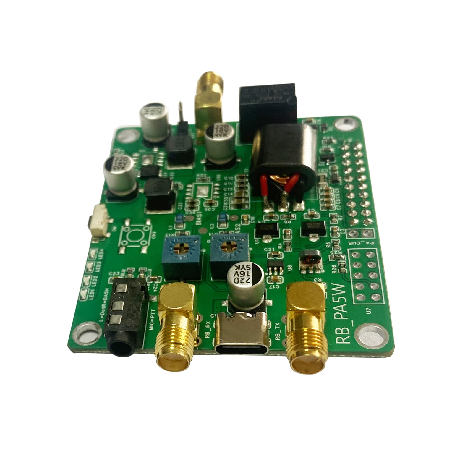 AURSINC Piastra preamplificatore Radioberry, amplificatore di potenza HF 1,5W-3W uscita 10W-100W