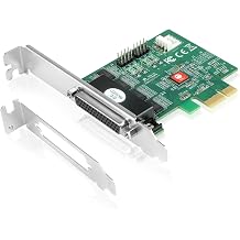 SIIG 4-Port PCI Express RS232 Serial Adapter Card - PCIe to Serial DB9 Card- RS-232 5V or 12V Power, ASIX AX99100 Chipset, Dual-Profile,TAA Compliant JJ-E40011-S6