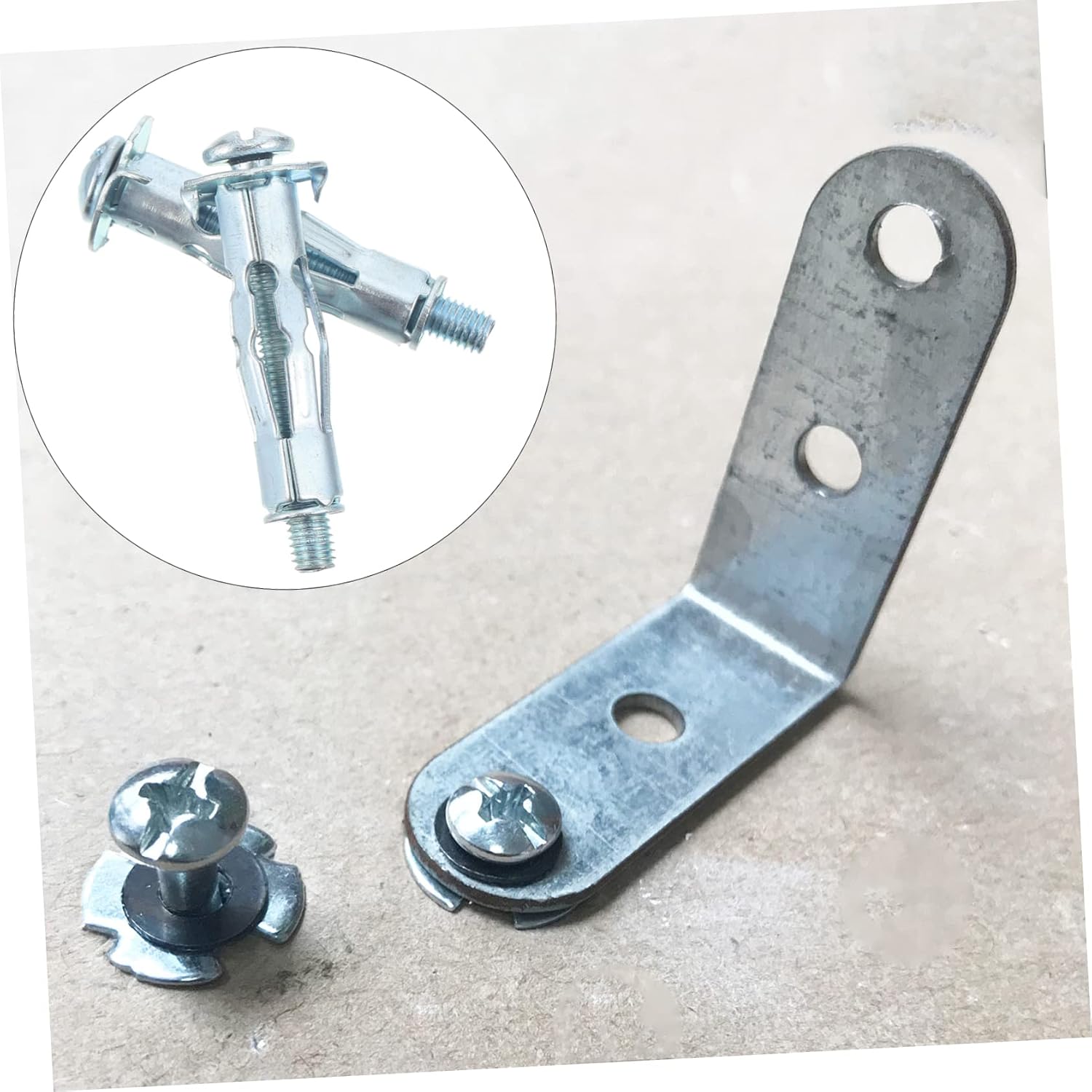 20pcs Heavy Duty Hollow Wall Anchors Drywall Anchor Kit Screws Cavity Wall Fixer Plasterboard Fixing Screws