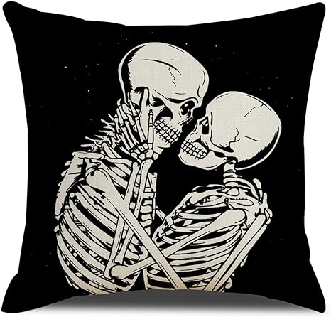 skull cushion covers