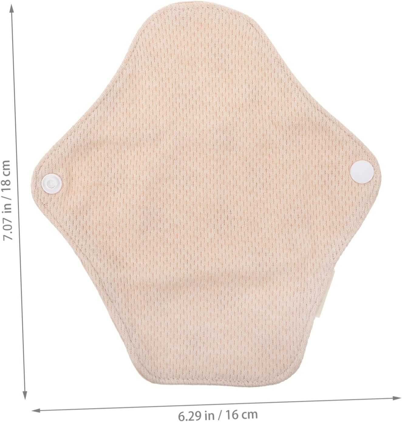 Reusable Cotton Menstrual Pads 180mm 4pcs Washable Sanitary Napkins Soft Breathable Women’s Menstrual Pads for Daily Use and Nursing Care