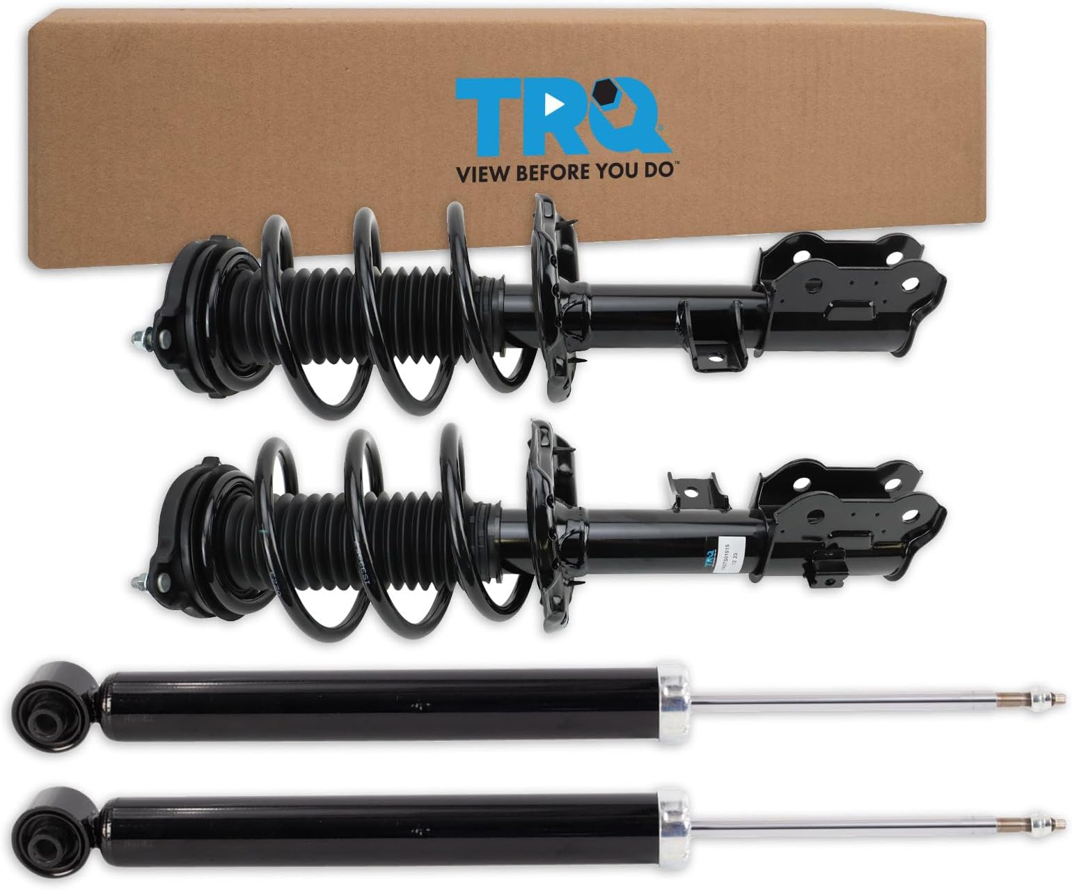 TRQ Front and Rear Complete Strut Assembly & Shock Absorber Kit Complete Strut & Coil Spring Assembly Compatible with 2019-2020 Hyundai Tucson