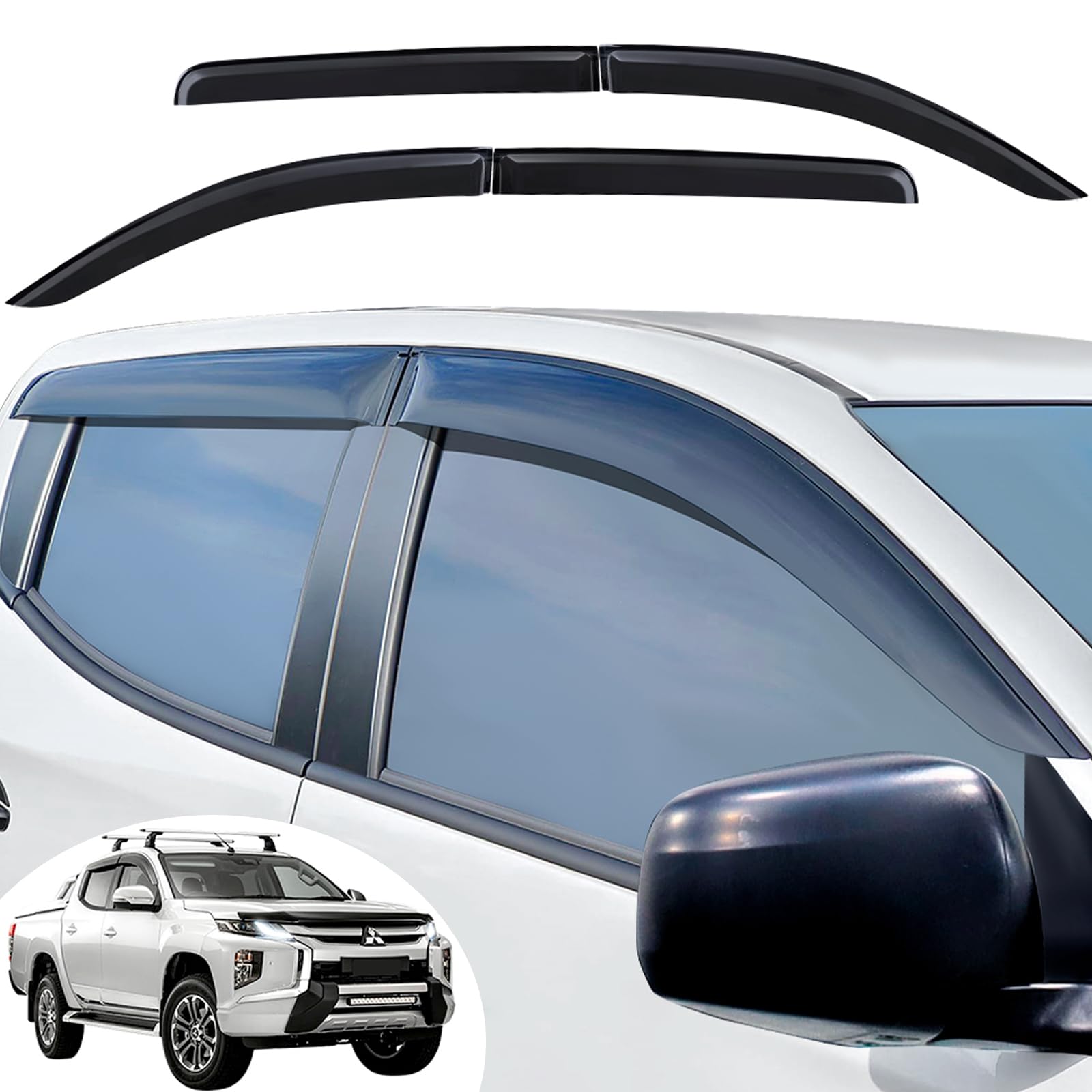 Mitsubishi Triton MQ MR Dual Cab Canopy 2015 to 01/2024 Lift Up or