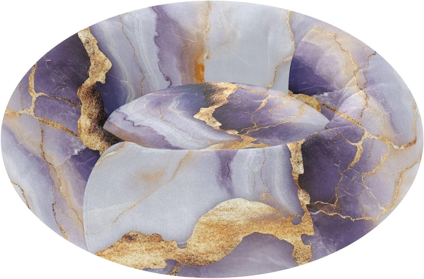 Marble White Purple Golden Pet Dog Bed Warm & Soft Dog Pillow Bed for Extra Small Size Pets Supplies M
