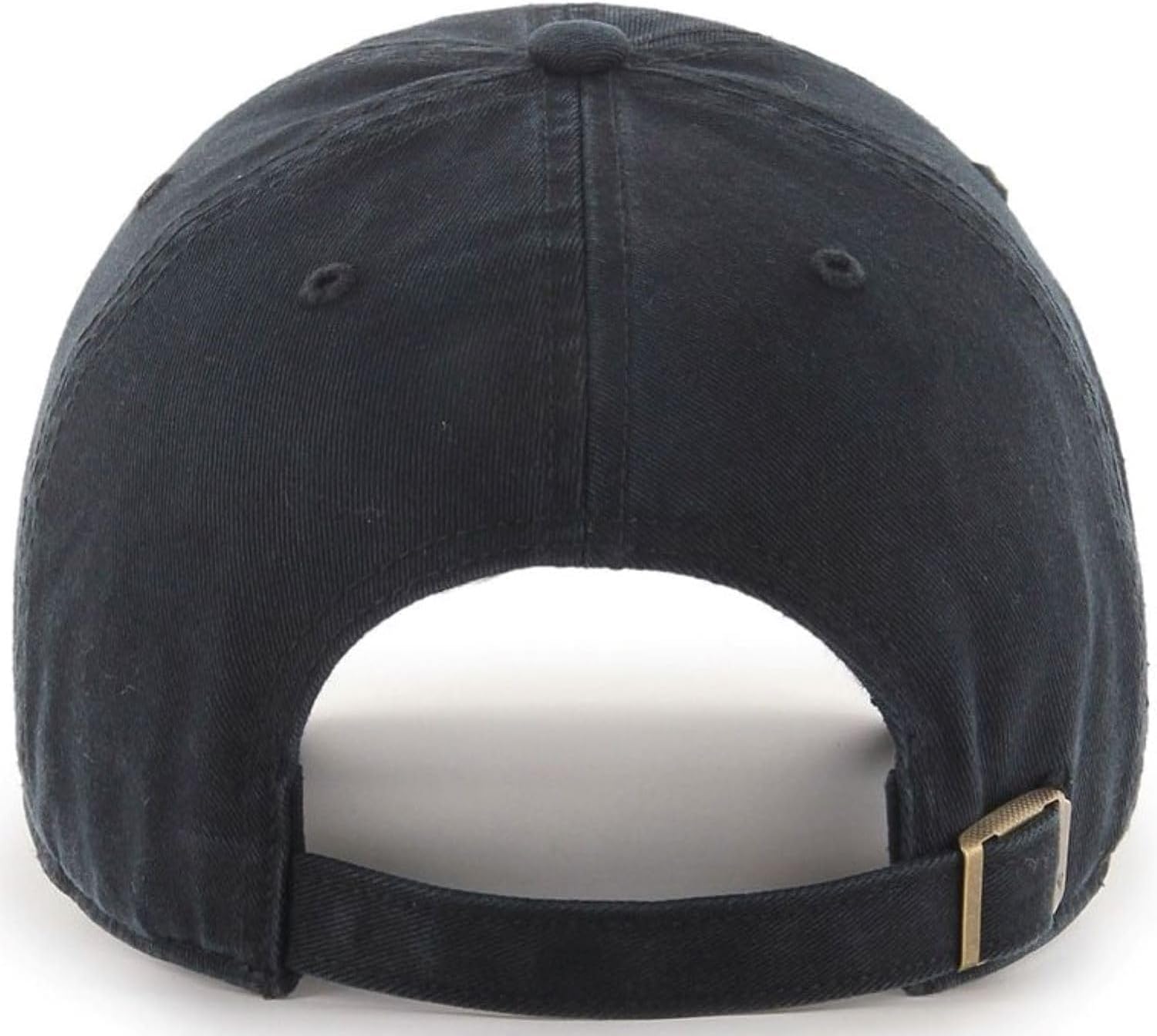 47 Brand MLB Black Team Color Primary Logo Clean Up Adjustable Baseball Cap Hat, Adult One Size Fits All - Image 2