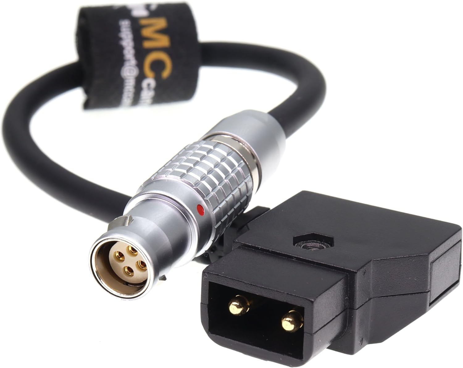 D-TAP to 1B 4 Pin Female Connector Power Cable for Canon C300 Mark II C200 Camera 50cm