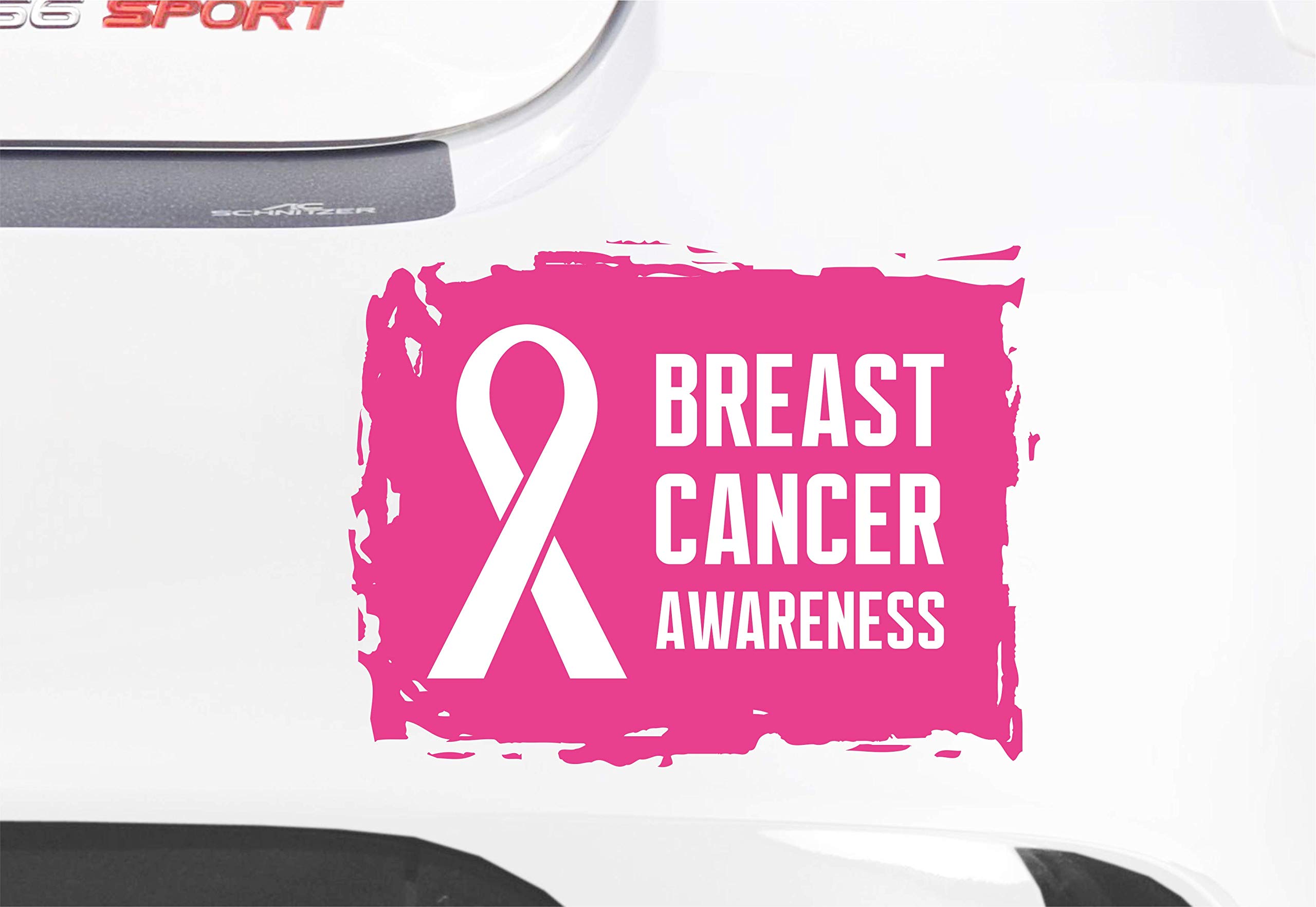 Awareness Matters Pink Breast Cancer Awareness Decal - Coloured Vinyl Decal - Sticks To Cars, Laptops, Walls, Windows, Devices - #121