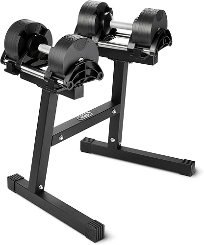 Miniatura 4 de NÜOBELL - Soporte para mancuernas ajustables color negro