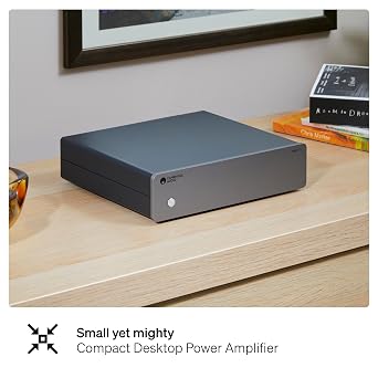 Cambridge Audio MXW 70 - Compact Power Amplifier HiFi System with 70 Watts Per Channel, RCA and XLR Inputs and Hypex NCORE Class D Amplification - Lunar Grey