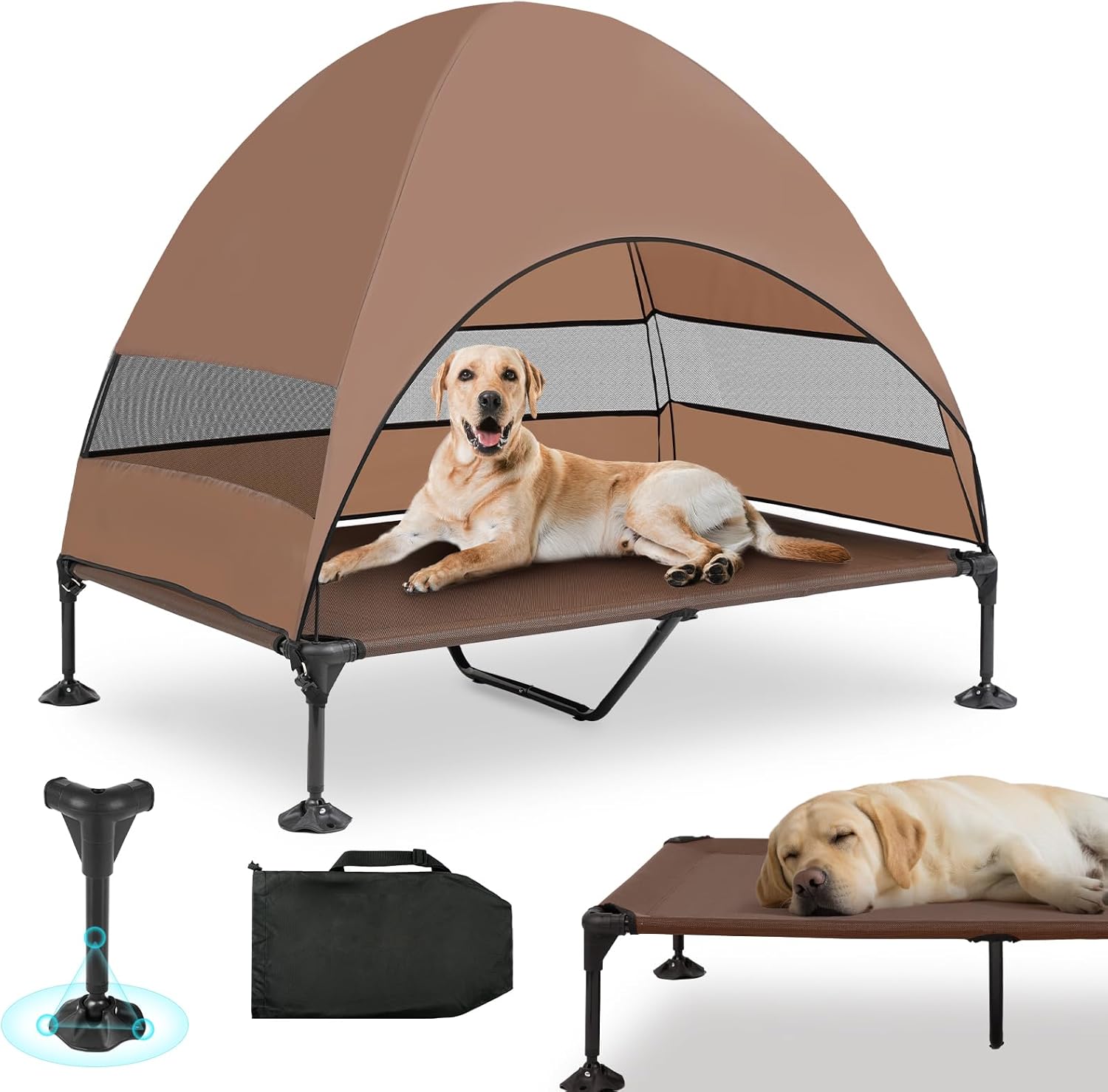 Snagle Paw krevet za pse s krovom