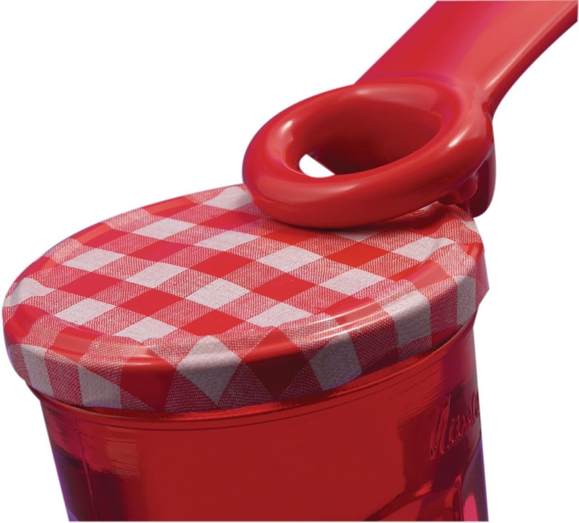 Brix Original Easy Jar Key Opener, Great for Kids and Arthritis and Carpal Tunnel Sufferers, Frosted Red