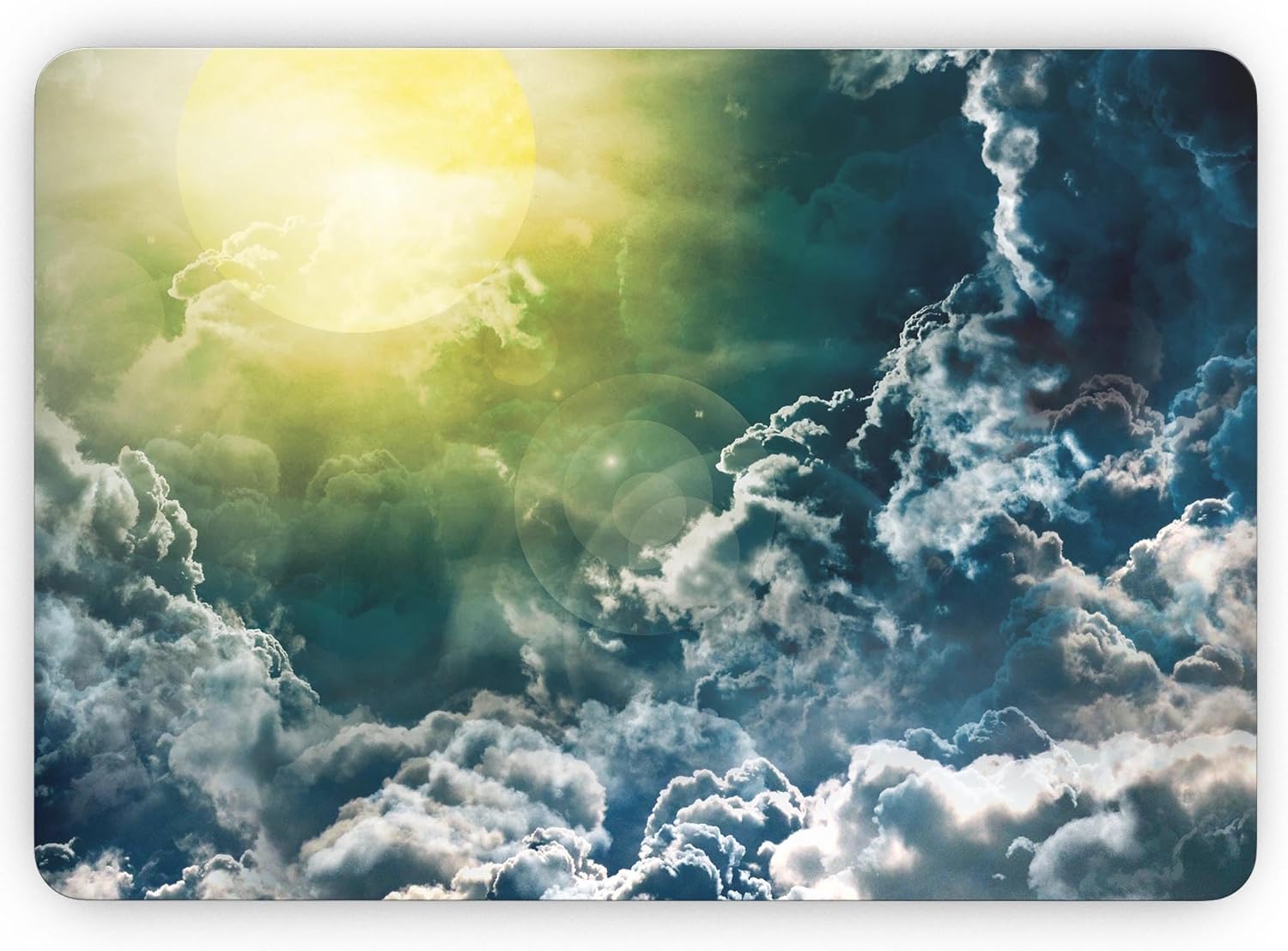 DesignSkinz - Compatible with MacBook Pro 13" w CD Drive (A1278) - Skin Decal Protective Scratch Resistant Vinyl Wrap - Bright Sun Over Cloud-Magic