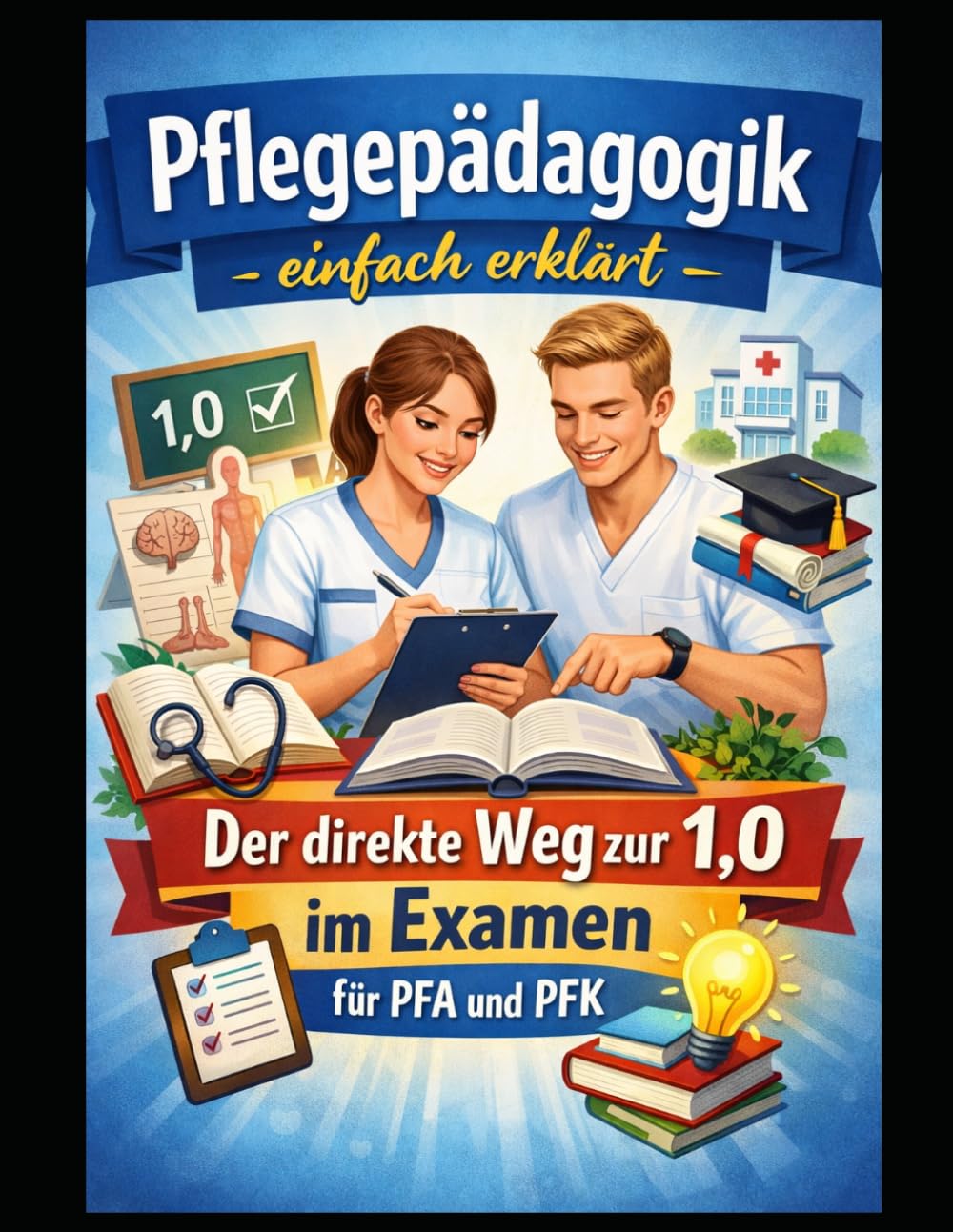 Pflegepädagogik einfach erklärt: Der direkte Weg zur 1,0 im Examen für PFA und PFK (Einfach Lernen - Pflegeausbildung)