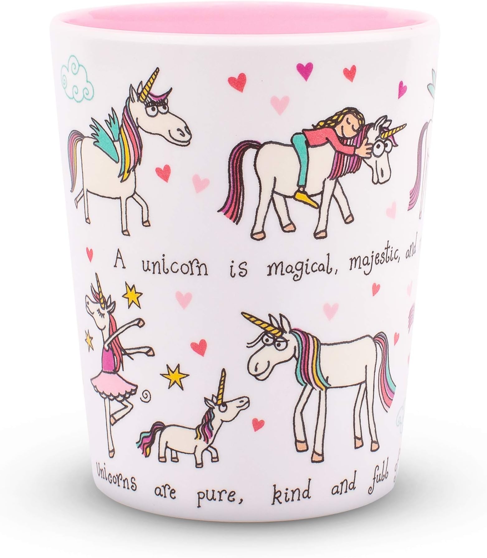 Tyrrell Katz Unicorn Design Melamine Beaker
