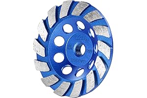 SALI 4.5 Inch Concrete Grinder Wheel with 14 Turbo Diamond Segments