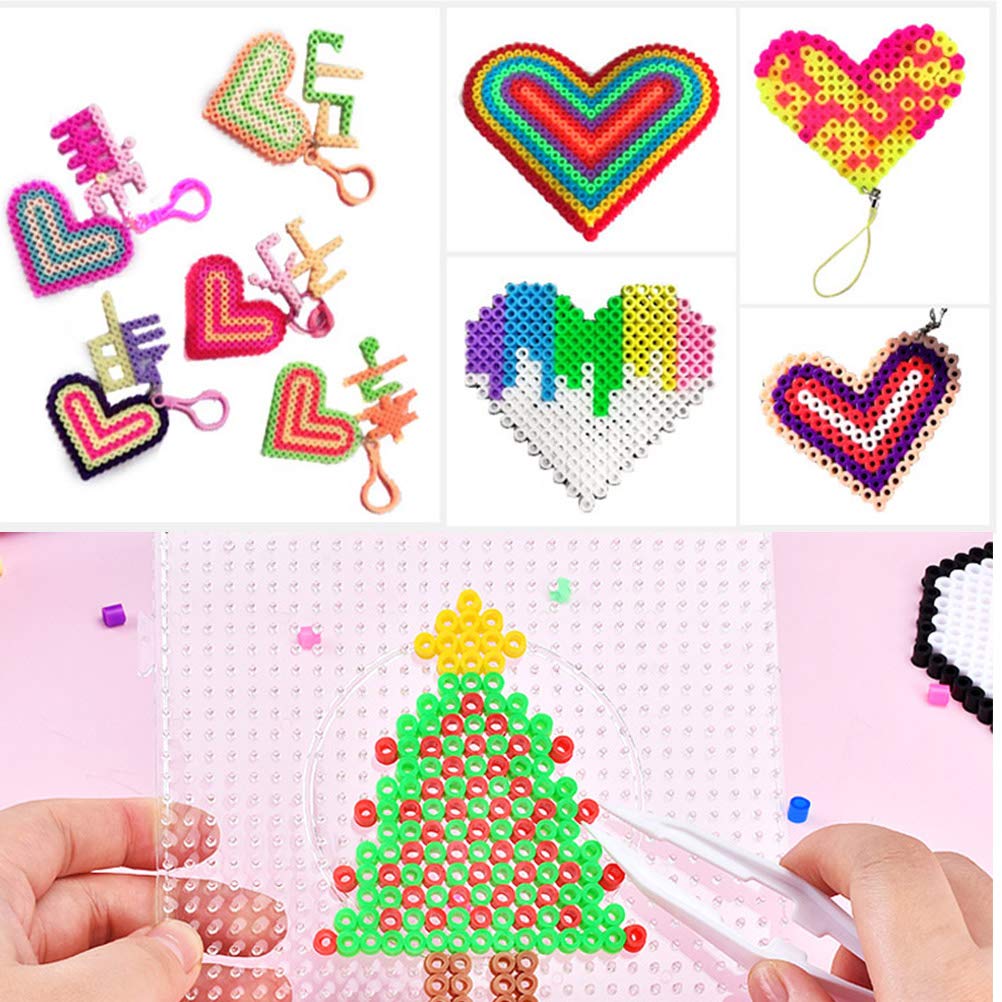 BUYGOO 13000Pcs 2.6mm Mini Fuse Bead Kit, Pixel Art Bead, 24 Colors DIY Art Craft Fuse Beads Set - Image 5