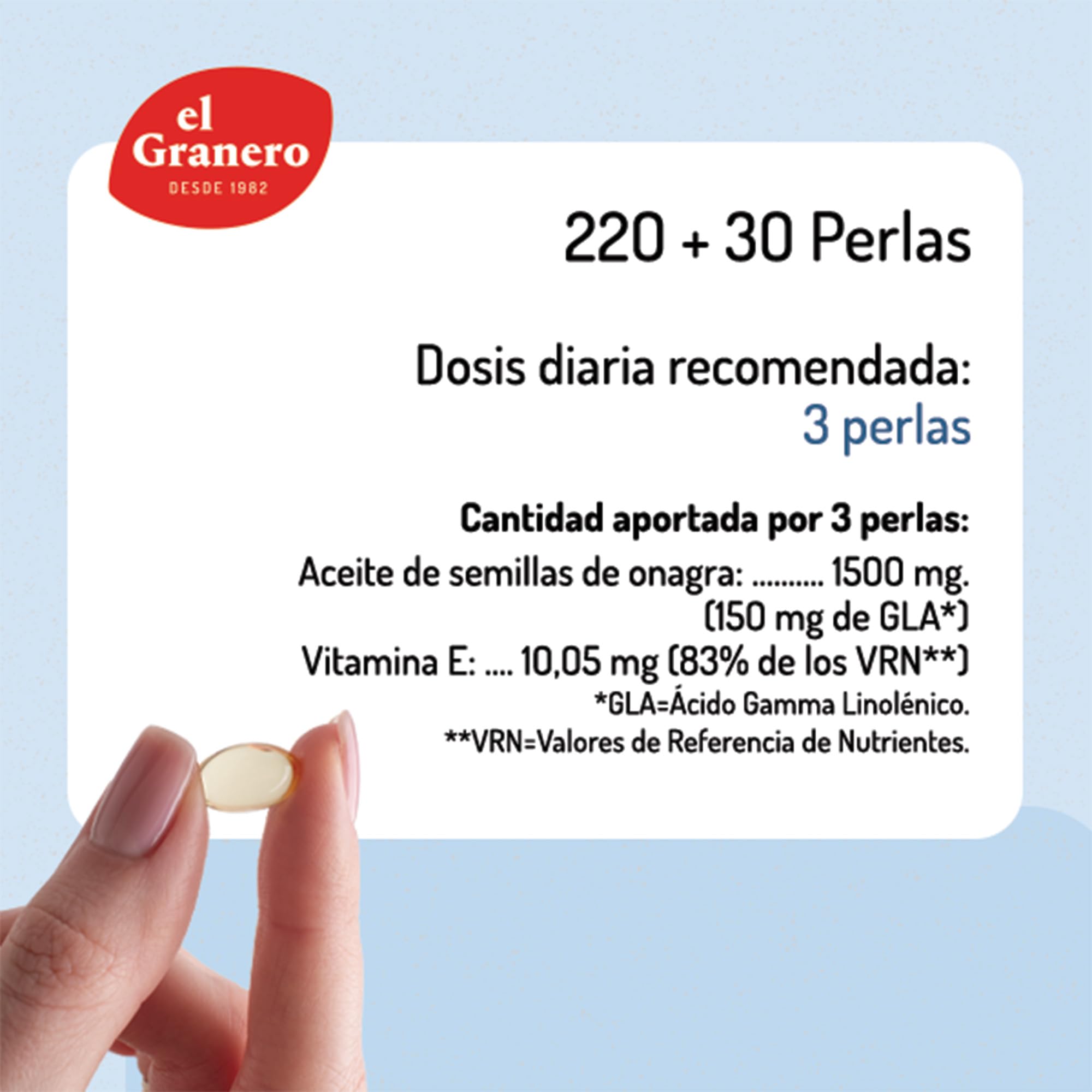 ONAGRAN ACEITE DE ONAGRA, 220+30 PER. 700 mg