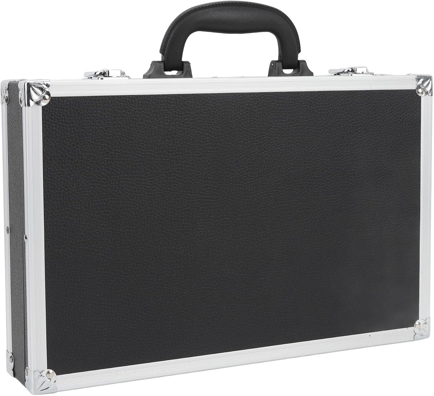 Keenso Billiard Balls Storage Box Pool Ball Box/Cover Billiard Carrying Box/Capacity with Aluminum Alloy Frame and PU Cover for Pool Golf Accessories