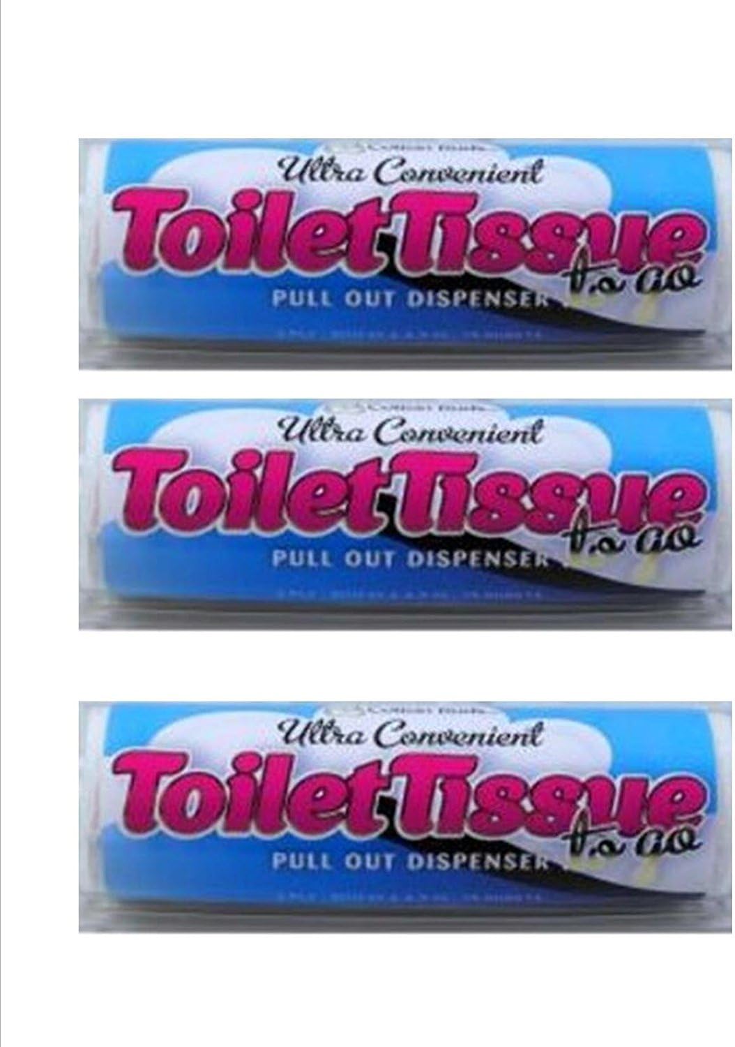 Toilet Tissue To Go - 3 pack by Cotton Buds