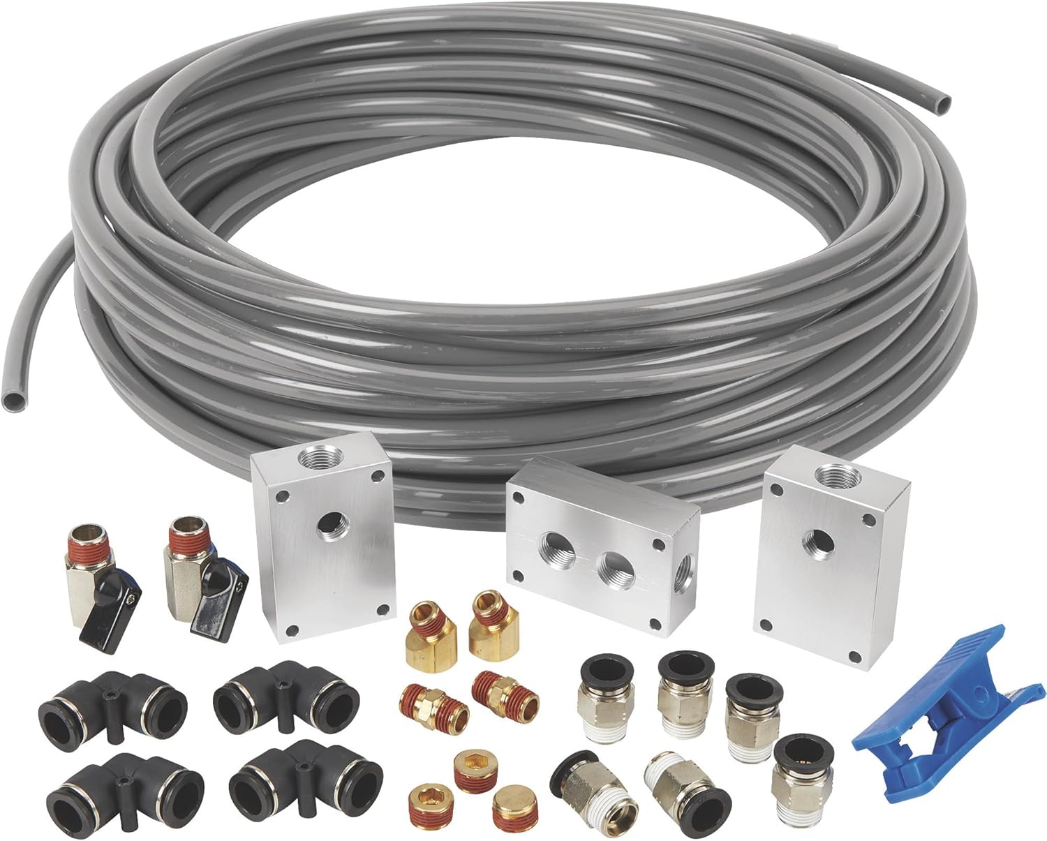 Klutch 1/2in., 100ft. Master Kit Compressed Air Piping System