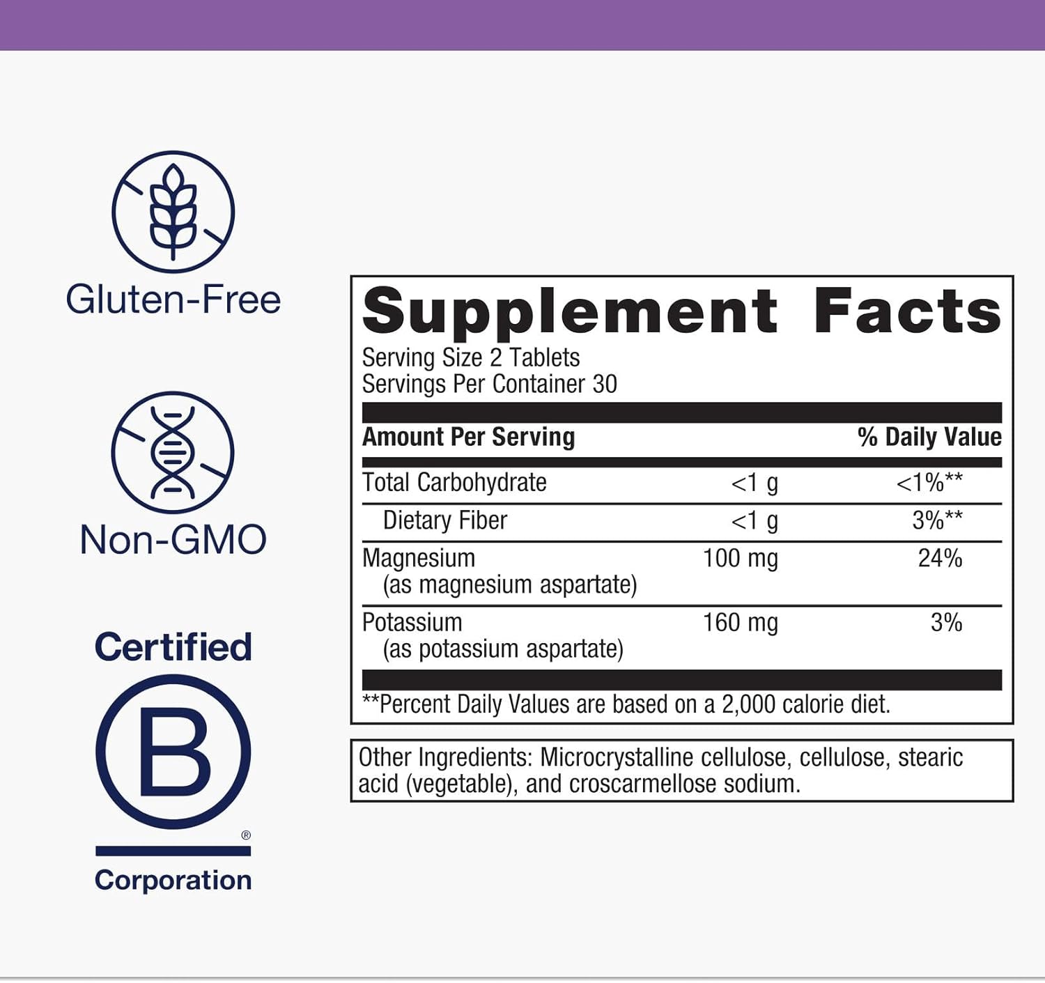 Metagenics Mg/K Aspartate - Potassium & Magnesium Aspartate Electrolyte Supplement* - Supports Heart, Muscle, & Nerve Health* - Highly Absorbable, Non-GMO, Gluten-Free, Vegetarian - 60 Tablets